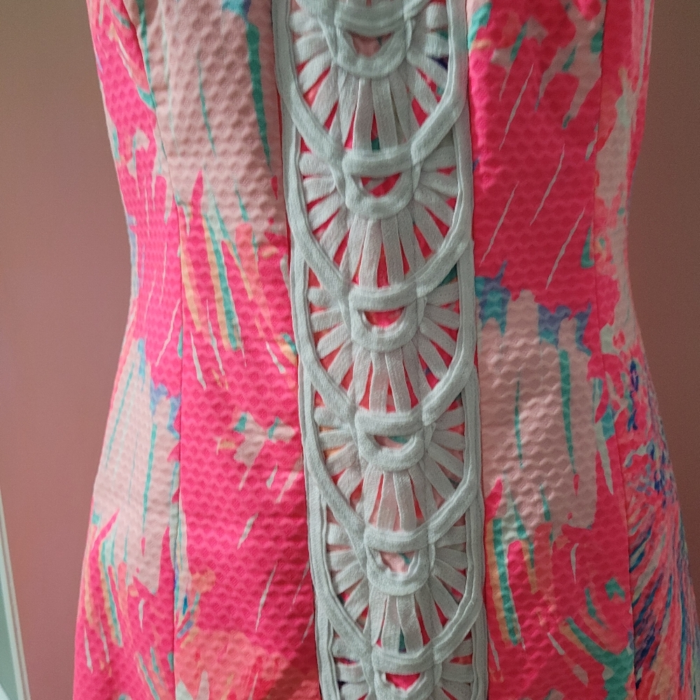Lilly Pulitzer Tana shift dress " Never Been Betta" size 6 - Picture 4 of 10